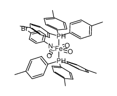 [Fe(P(4-MeC6H4)3)2(CO)2(4-BrC6H4NSO)] Structure