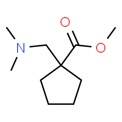 Cyclopentanecarboxylic acid, 1-[(dimethylamino)methyl]-, methyl ester (9CI)结构式