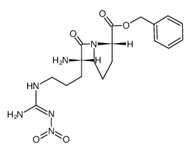 H-Arg(NO2)-Pro-OBzl Structure