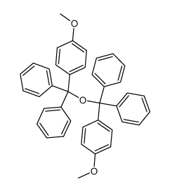 bis-(4-methoxy-trityl)-ether结构式