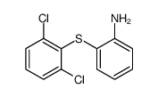 2-(2,6-dichlorophenyl)sulfanylaniline Structure