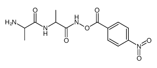 N-alanyl-alanyl-O-(p-nitrobenzoyl)hydroxylamine结构式