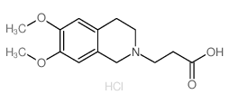 3-(6,7-Dimethoxy-3,4-dihydro-1H-isoquinolin-2-yl)-propionic acid hydrochloride structure