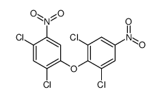 1,3-dichloro-2-(2,4-dichloro-5-nitrophenoxy)-5-nitrobenzene结构式