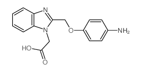 [2-(4-AMINO-PHENOXYMETHYL)-BENZOIMIDAZOL-1-YL]-ACETIC ACID结构式