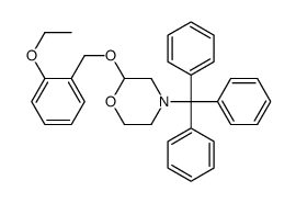 2-[(2-ethoxyphenyl)methoxy]-4-tritylmorpholine Structure