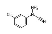 amino-(3-chlorophenyl)cyanamide Structure