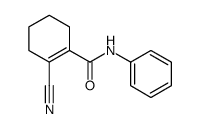 2-cyano-N-phenylcyclohexene-1-carboxamide Structure