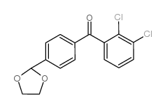 2,3-DICHLORO-4'-(1,3-DIOXOLAN-2-YL)BENZOPHENONE图片