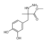 methyl 3-(3,4-dihydroxyphenyl)-2-hydrazinyl-2-methylpropanoate Structure