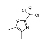 4,5-dimethyl-2-(trichloromethyl)-1,3-oxazole Structure