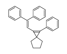 1-(2,2-diphenylethenyl)-2-phenylspiro[2.4]hept-1-ene结构式