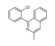 1-(2-chlorophenyl)-3-methylisoquinoline Structure