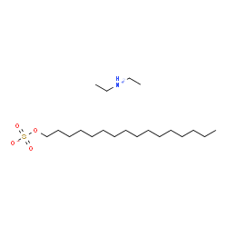 diethylammonium hexadecyl sulphate structure