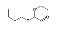 1-butoxy-1-ethoxypropan-2-one Structure