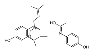 Acetaminophen mixture with pentazocine Structure