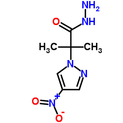 2-METHYL-2-(4-NITRO-PYRAZOL-1-YL)-PROPIONIC ACID HYDRAZIDE picture