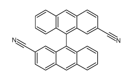 (+/-)-2,2'-dicyano-9,9'-bianthryl Structure