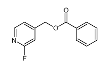 Benzoic acid 2-fluoro-pyridin-4-ylmethyl ester结构式