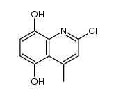 2-chloro-5,8-dihydroxy-4-methylquinoline Structure