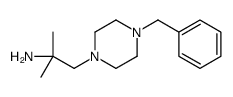 1-(4-苄基哌嗪-1-基)-2-甲基丙烷-2-胺结构式