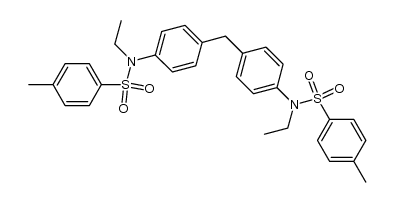 N,N'-Diethyl-N,N'-bis(p-tolylsulfonyl)-4,4'-methylendianilin Structure