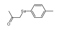 1-(p-tolylselanyl)propan-2-one结构式