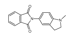 N-(1-methyl-indolin-5-yl)-phthalimide Structure