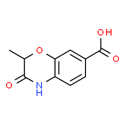 2-Methyl-3-oxo-3,4-dihydro-2H-1,4-benzoxazine-7-carboxylic acid结构式