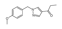 1-Propanone,1-[1-[(4-Methoxyphenyl)Methyl]-1H-pyrazol-4-yl]- picture