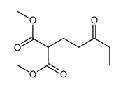 dimethyl 2-(3-oxopentyl)propanedioate结构式