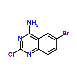 6-Bromo-2-chloroquinazolin-4-amine Structure