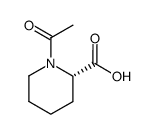 2-Piperidinecarboxylic acid, 1-acetyl-, (2S)- (9CI)结构式