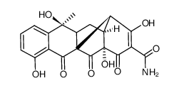 1,2,3,4,9,9a-Hexahydro-5,9,11,14-tetrahydroxy-9-methyl-4,10,12-trioxo-3,2,3a-[1]pentene[1,4,5]triyl-3aH-benz[f]indene-13-carboxamide Structure