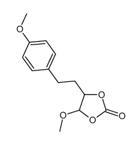 4-methoxy-5-(4-methoxyphenethyl)-1,3-dioxolan-2-one Structure