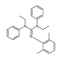 2-(2,6-dimethylphenyl)-1,3-diethyl-1,3-diphenylguanidine Structure