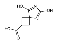 6,8-二氧代-5,7-二氮杂螺[3.4]辛烷-2-羧酸结构式