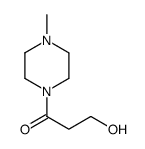 Piperazine, 1-(3-hydroxy-1-oxopropyl)-4-methyl- (9CI)结构式