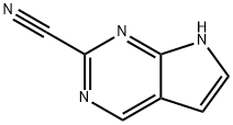 7H-Pyrrolo[2,3-d]pyrimidine-2-carbonitrile structure