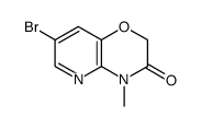 7-溴-4-甲基吡啶并[3,2-b][1,4]恶嗪-3-酮结构式