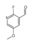 2-fluoro-5-Methoxynicotinaldehyde Structure