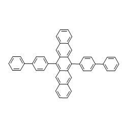 6,13-二联苯-4-基并五苯结构式
