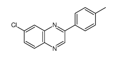 7-chloro-2-(4-methylphenyl)quinoxaline Structure