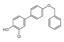 2-chloro-4-(4-phenylmethoxyphenyl)phenol结构式