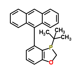 4-(蒽-9-基)-3-(叔丁基-2,3-二氢苯并[d] [1,3]氧磷杂环戊二烯结构式