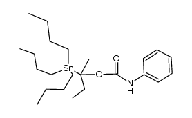 2-(tributylstannyl)butan-2-yl phenylcarbamate Structure