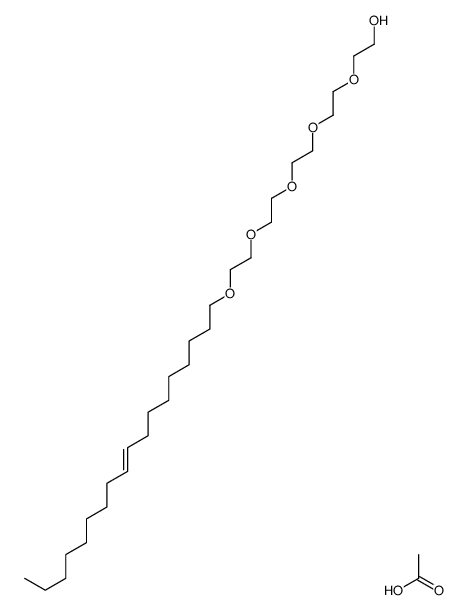 acetic acid,2-[2-[2-[2-(2-octadec-9-enoxyethoxy)ethoxy]ethoxy]ethoxy]ethanol Structure