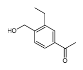 1-(3-Ethyl-4-(hydroxymethyl)phenyl)ethanone structure