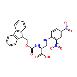 Fmoc-dap(dnp)-oh structure