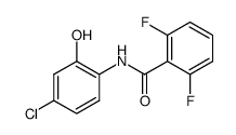 N-(4-chloro-2-hydroxyphenyl)-2,6-difluorobenzamide结构式